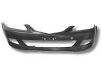 Front Bumper Bar without Fog Light Hole for Mazda 6 GG Sedan / Hatchback (2002 - 08/2005)-Spoilers and Bodykits Australia