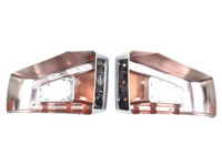 Front Bumper Corner Trims for Hummer H2 - Chrome (2003 - 2009)-Spoilers and Bodykits Australia