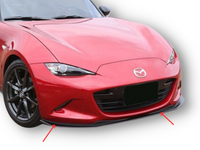Front Bumper Lip for Mazda MX5 ND GT - Black (2015 - 2021) - Spoilers and Bodykits Australia
