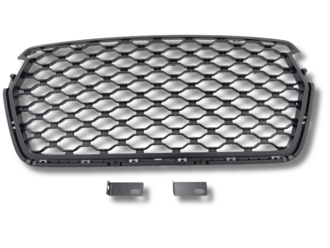 Front Bumper Mesh Grill for Isuzu D-MAX - Matt Black (2020 Onwards)-Spoilers and Bodykits Australia