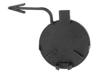 Front Bumper Tow Hook Cover for Volkswagen Passat B7 - Black (2010 - 2015)-Spoilers and Bodykits Australia