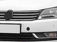 Front Bumper Tow Hook Cover for Volkswagen Passat B7 - Black (2010 - 2015)-Spoilers and Bodykits Australia