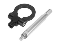 Front Bumper Tow Hook Ring for Subaru Impreza / WRX - Black (2012 - 2019)-Spoilers and Bodykits Australia