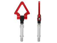 Front Bumper Tow Hook Triangle Ring for Volkswagen Golf GTI - Red-Spoilers and Bodykits Australia