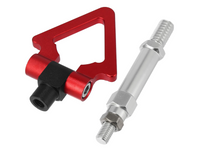 Front Bumper Tow Hook Triangle Ring for Volkswagen Golf GTI - Red-Spoilers and Bodykits Australia