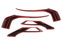 Front Bumper Trims & Fog Light Surrounds for Mitsubishi Outlander - Gloss Black - Pair (2023 Onwards)-Spoilers and Bodykits Australia