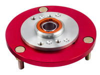 Front Camber Plate Top Mounts for BMW E36 3 Series - Red - Pair (1992 - 1999)-Spoilers and Bodykits Australia