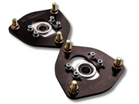 Front Camber Plate Top Mounts for Nissan S13 / S14 / S15 / 180SX / 200SX - Black - Pair-Spoilers and Bodykits Australia