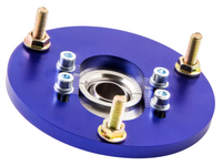 Front Coilover Camber Plates for BMW E46 320i / 323i / 328Ci / 330xi / M3 - Blue - Pair-Spoilers and Bodykits Australia