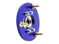 Front Coilover Camber Plates for BMW E46 320i / 323i / 328Ci / 330xi / M3 - Blue - Pair-Spoilers and Bodykits Australia