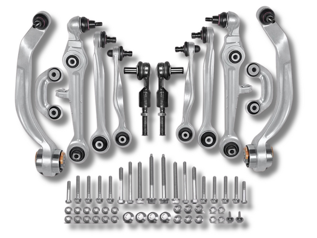 Front Control Arms, Ball Joints & Tie Rod Ends Kit for Audi A4 / A6 & Volkswagen Passat & Skoda Superb-Spoilers and Bodykits Australia