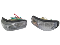 Front Corner Indicator Park Lights for Mazda R100 / 1000 / 1200 / 1300 - Clear Lens - Pair-Spoilers and Bodykits Australia