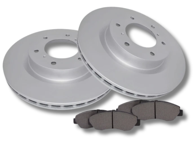 Front Disc Rotors & Brake Pads for Foton Tunland P201 - 319mm - Pair (2014 - 2017)-Spoilers and Bodykits Australia