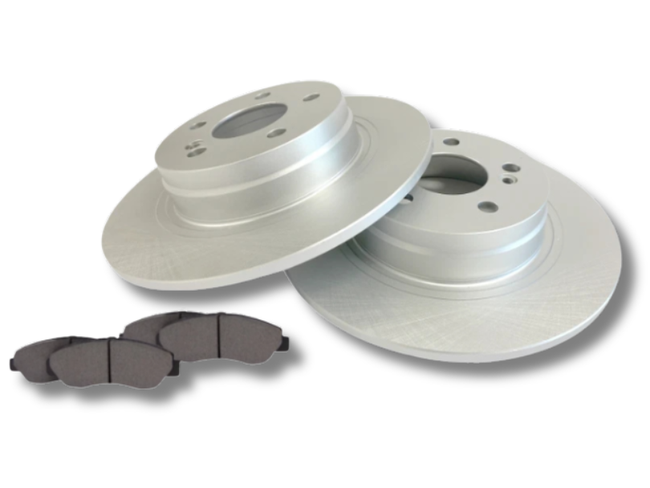 Front Disc Rotors & Brake Pads for Volvo S40 544 - 278mm - Pair (2004 - 2012)-Spoilers and Bodykits Australia