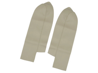 Front Door Panel Armrest Covers for Honda CRV - Synthetic Leather - Pair - Beige-Spoilers and Bodykits Australia