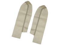 Front Door Panel Armrest Covers for Honda CRV - Synthetic Leather - Pair - Beige-Spoilers and Bodykits Australia