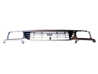 Front Grill & Head Light Surrounds for Holden Rodeo G6 / TF - Dark Grey (02/1993 - 12/1997)-Spoilers and Bodykits Australia
