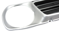 Front Grill & Head Light Surrounds for Nissan Datsun 1200 Ute - Chrome / Black (1978 - 1985)-Spoilers and Bodykits Australia