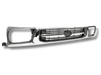 Front Grill & Head Light Surrounds for Toyota Hilux LN14 2WD / LN16 4WD - Chrome / Grey (08/1997 - 10/2001)-Spoilers and Bodykits Australia