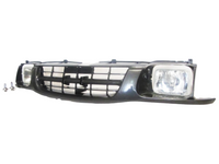 Front Grill & Head Light Surrounds with Head Lights for Holden Rodeo R9 TF / G9 STD (1999 - 2002)-Spoilers and Bodykits Australia