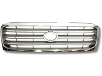 Front Grill for 100 Series Toyota Landcruiser FJ100 - Chrome (08/2002 - 05/2005)-Spoilers and Bodykits Australia
