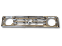 Front Grill for 78 / 79 Series Toyota Landcruiser Troopy / Ute - Chrome (1999 - 2007)-Spoilers and Bodykits Australia