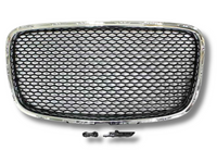 Front Grill for Chrysler 300 SRT Model - Chrome / Black (2015 Onwards)-Spoilers and Bodykits Australia