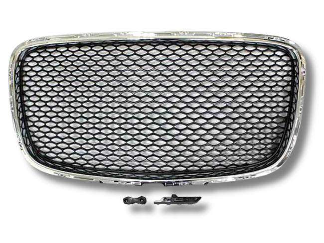 Front Grill for Chrysler 300 SRT Model - Chrome / Black (2015 Onwards)-Spoilers and Bodykits Australia