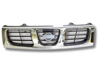 Front Grill for D22 Nissan Navara 2WD / 4WD - Chrome / Grey (05/2000 - 10/2001)-Spoilers and Bodykits Australia