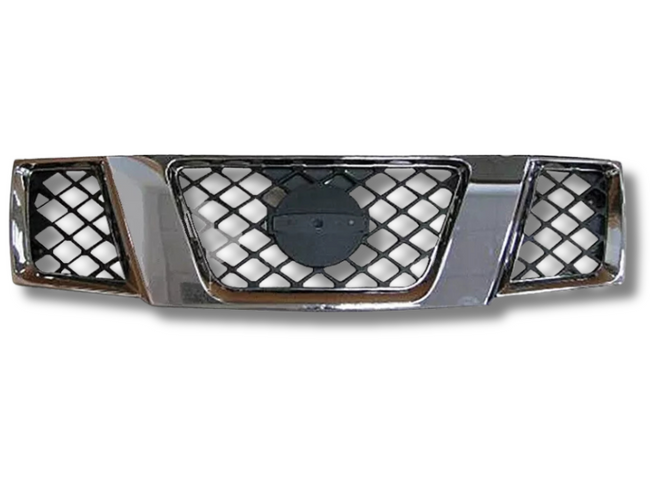 Front Grill for D40 Nissan Navara MNT King Cab / Dual Cab - Chrome (2008 - 2015)-Spoilers and Bodykits Australia