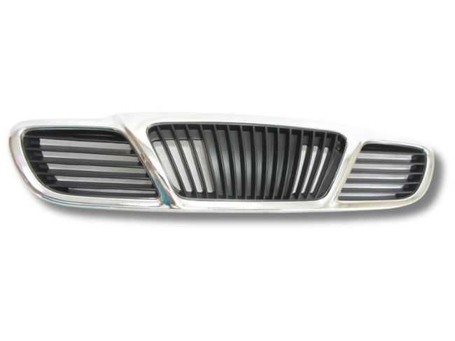 Front Grill for Daewoo Lanos Series 1 - Chrome / Black (1997 - 2001)-Spoilers and Bodykits Australia