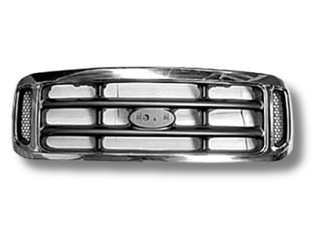 Front Grill for Ford F150 / F250 / F350 - Chrome / Grey (02/2001 - 12/2006)-Spoilers and Bodykits Australia