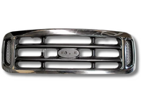 Front Grill for Ford F250 / F350 - Chrome Grey (2001 - 2006)-Spoilers and Bodykits Australia