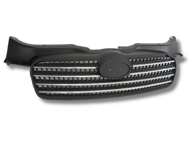 Front Grill for Hyundai Accent MC Sedan - Black / Chrome (05/2006 - 12/2009)-Spoilers and Bodykits Australia