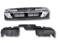 Front Grill for Isuzu D-MAX - Chrome / Black (02/2017 - 2019)-Spoilers and Bodykits Australia