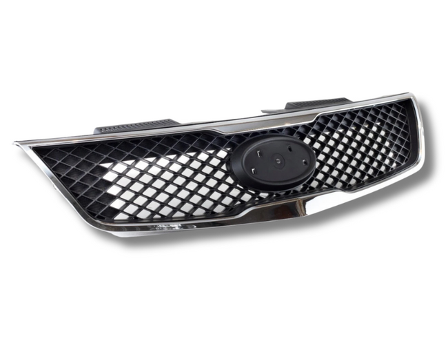 Front Grill for Kia Cerato TD 4-Door Sedan - Black / Chrome (01/2009 - 03/2013)-Spoilers and Bodykits Australia