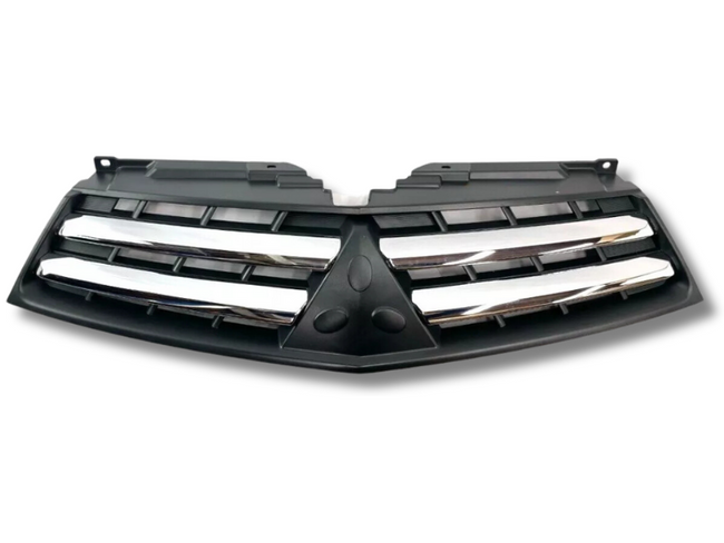 Front Grill for MN Mitsubishi Triton GLX 2WD / 4WD - Chrome Black (09/2009 - 03/2015)-Spoilers and Bodykits Australia