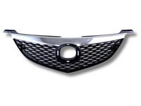 Front Grill for Mazda 3 Sedan - Chrome / Black (2004 - 2009)-Spoilers and Bodykits Australia
