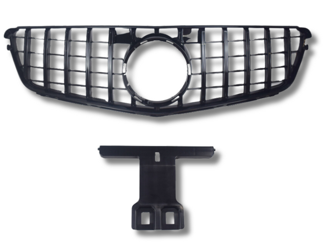 Front Grill for Mercedes Benz C Class W204 - GTR Style (2007 - 2014)-Spoilers and Bodykits Australia