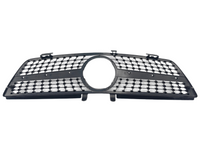 Front Grill for Mercedes ML Class W164 - Silver (2005 - 2008)-Spoilers and Bodykits Australia