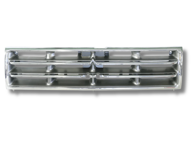 Front Grill for Mitsubishi Pajero NH / NJ / NK / NL - Chrome / Grey (1991 - 2000)-Spoilers and Bodykits Australia