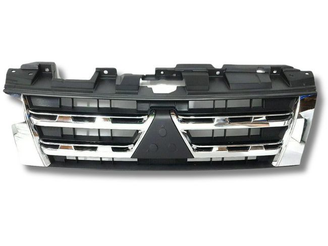 Front Grill for Mitsubishi Pajero NW Wagon - Chrome (10/2011 - 08/2014)-Spoilers and Bodykits Australia