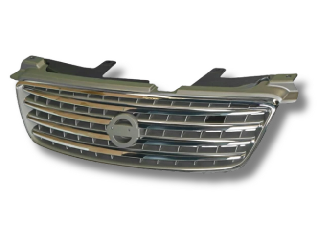 Front Grill for Nissan Pulsar N16 Series 1 Sedan - Chrome / Silver (2003 - 2005)-Spoilers and Bodykits Australia