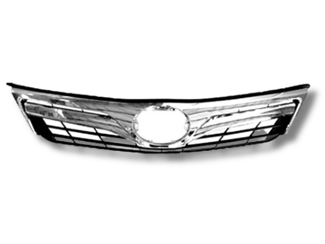 Front Grill for Toyota Camry Hybrid ASV50 - Chrome / Black (10/2011 - 04/2015)-Spoilers and Bodykits Australia