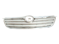 Front Grill for Toyota Corolla ZZE122 Sedan - Chrome / Silver (12/2001 - 04/2004)-Spoilers and Bodykits Australia
