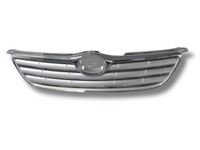 Front Grill for Toyota Corolla ZZE122 Sedan - Chrome / Silver (12/2001 - 04/2004)-Spoilers and Bodykits Australia