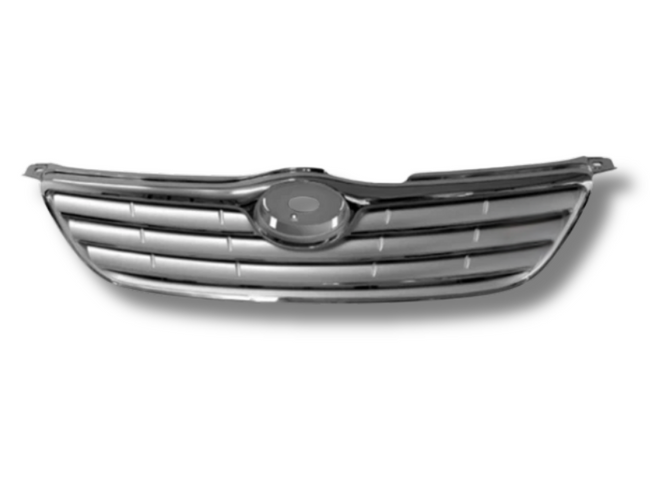 Front Grill for Toyota Corolla ZZE122 Sedan - Silver / Chrome (2004 - 2007)-Spoilers and Bodykits Australia