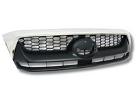 Front Grill for Toyota Hilux SR5 2WD / 4WD - Chrome / Dark Grey (2008 - 2011)-Spoilers and Bodykits Australia
