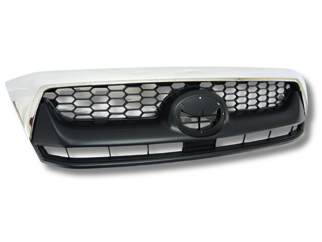 Front Grill for Toyota Hilux SR5 2WD / 4WD - Chrome / Dark Grey (2008 - 2011)-Spoilers and Bodykits Australia