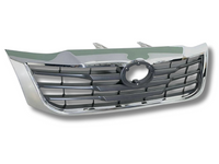 Front Grill for Toyota Hilux Vigo SR5 - Chrome / Dark Grey (05/2011 - 05/2015)-Spoilers and Bodykits Australia